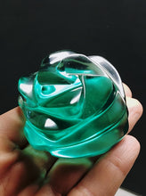 Load image into Gallery viewer, Teal Andara Crystal Rose