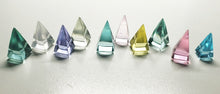 Load image into Gallery viewer, Andara Crystal Tiny Nubian Pyramid Set Pastel Colors