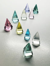 Load image into Gallery viewer, Andara Crystal Tiny Nubian Pyramid Set Pastel Colors
