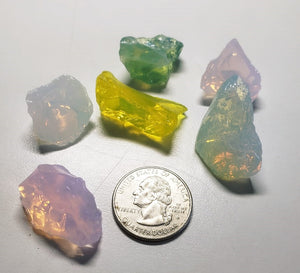 Traditional Andara Crystal Bundle - 6 pieces - 36.7g