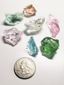 Traditional Andara Crystal Bundle - 7 pieces - 40.02g
