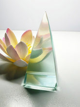Load image into Gallery viewer, Turquoise Andara Crystal Nubian Pyramid 3in x 1.5in