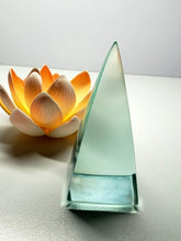 Load image into Gallery viewer, Turquoise Andara Crystal Nubian Pyramid 3in x 1.5in
