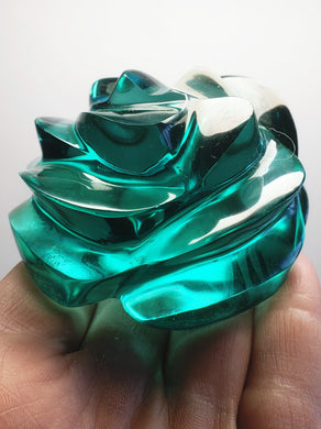 Turquoise Andara Crystal Rose