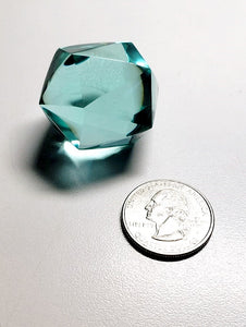 Turquoise Andara Crystal Icosahedron 34gA