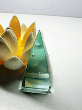 Load image into Gallery viewer, Turquoise Andara Crystal Nubian Pyramid 2.5in x 1.25in