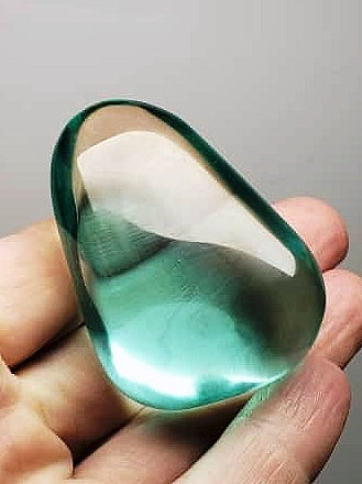 Turquoise Andara Crystal Hand Piece 70g