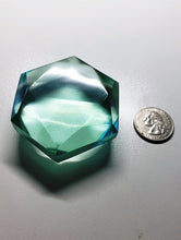 Load image into Gallery viewer, Turquoise Andara Crystal Hexagon