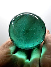 Load image into Gallery viewer, Turquoise (Seafoam) Andara Crystal Sphere 1.5inch