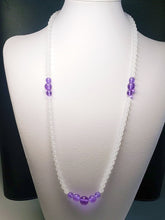 Load image into Gallery viewer, Violet Flame Andara Crystal Necklace 27.5inch