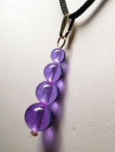 Load image into Gallery viewer, Violet Flame Andara Crystal Pendant (1x6mm,1x8mm,1x10mm &amp; 1x12mm)