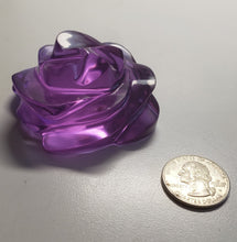 Load image into Gallery viewer, Violet (color change) Andara Crystal Rose