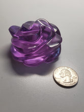Load image into Gallery viewer, Violet (color change) Andara Crystal Rose