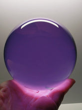 Load image into Gallery viewer, Violet (Light) Andara Crystal Sphere 3.5inch