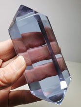 Load image into Gallery viewer, Violet (color change) Double Terminated Polished Andara Crystal Wand 348g*