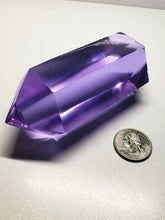 Load image into Gallery viewer, Violet (color change) Double Terminated Polished Andara Crystal Wand 348g*