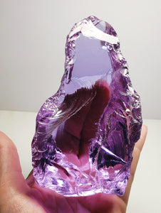 Violet (color change) Traditional Andara Crystal 488g