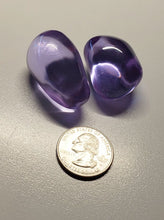 Load image into Gallery viewer, Andara Crystal Tumbled Violet Pair