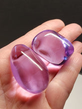 Load image into Gallery viewer, Andara Crystal Tumbled Violet Pair