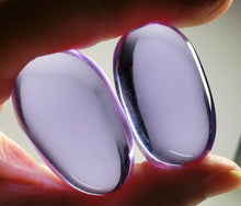 Load image into Gallery viewer, Violet - Light (color change) Andara Crystal Hand Piece  PAIR 76g