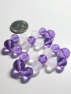 Violet Flame Andara Crystal Healing Tool PAIR