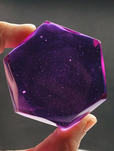 Load image into Gallery viewer, Violet (color change) Andara Crystal Hexagon