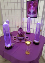 Load image into Gallery viewer, Violet color change Andara Crystal Generator 10.75inch