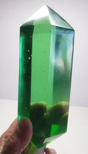 Load image into Gallery viewer, Green Double Terminated Polished Andara Crystal Wand