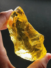 Load image into Gallery viewer, Yellow - Golden Traditional Andara Crystal 148g