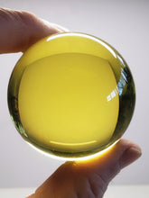 Load image into Gallery viewer, Yellow  Andara Crystal Sphere 2 inch