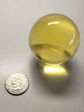 Load image into Gallery viewer, Yellow  Andara Crystal Sphere 2 inch