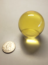 Load image into Gallery viewer, Yellow  Andara Crystal Sphere 2 inch