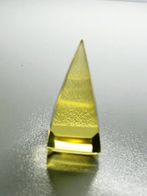 Load image into Gallery viewer, Yellow (Golden) Andara Crystal Nubian Pyramid 1.5in x .75in
