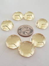 Load image into Gallery viewer, Yellow / Solaris Andara Crystal Cabochon 20mm Chakra Set