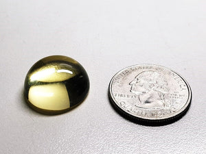 Yellow Andara Crystal Cabochon 20mm