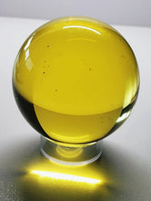 Load image into Gallery viewer, Yellow Andara Crystal Sphere 2.25inch