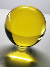 Load image into Gallery viewer, Yellow Andara Crystal Sphere 2.25inch