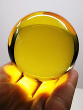 Load image into Gallery viewer, Yellow Andara Crystal Sphere 2.25inch