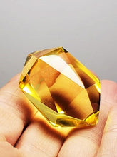 Load image into Gallery viewer, Yellow Andara Crystal Icosahedron 30g