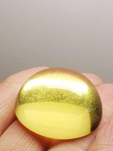 Yellow Andara Crystal Cabochon 30mm