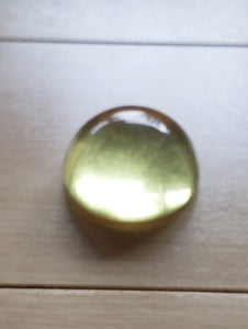 Yellow Andara Crystal Cabochon 30mm