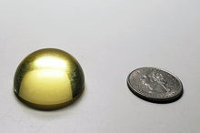 Load image into Gallery viewer, Yellow Andara Crystal Cabochon 30mm