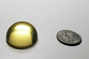 Yellow Andara Crystal Cabochon 30mm