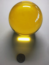 Load image into Gallery viewer, Yellow - Golden Andara Crystal Sphere 3.75 inch