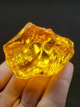 Load image into Gallery viewer, Yellow - Golden Traditional Andara Crystal 76g