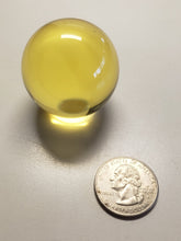 Load image into Gallery viewer, Yellow  Andara Crystal Sphere 1.5inch