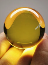 Load image into Gallery viewer, Yellow  Andara Crystal Sphere 1.5inch