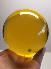 Load image into Gallery viewer, Yellow - Golden Andara Crystal Sphere 3.75 inch