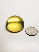 Load image into Gallery viewer, Yellow Andara Crystal Cabochon 40mm