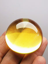 Load image into Gallery viewer, Yellow Andara Crystal Cabochon 40mm